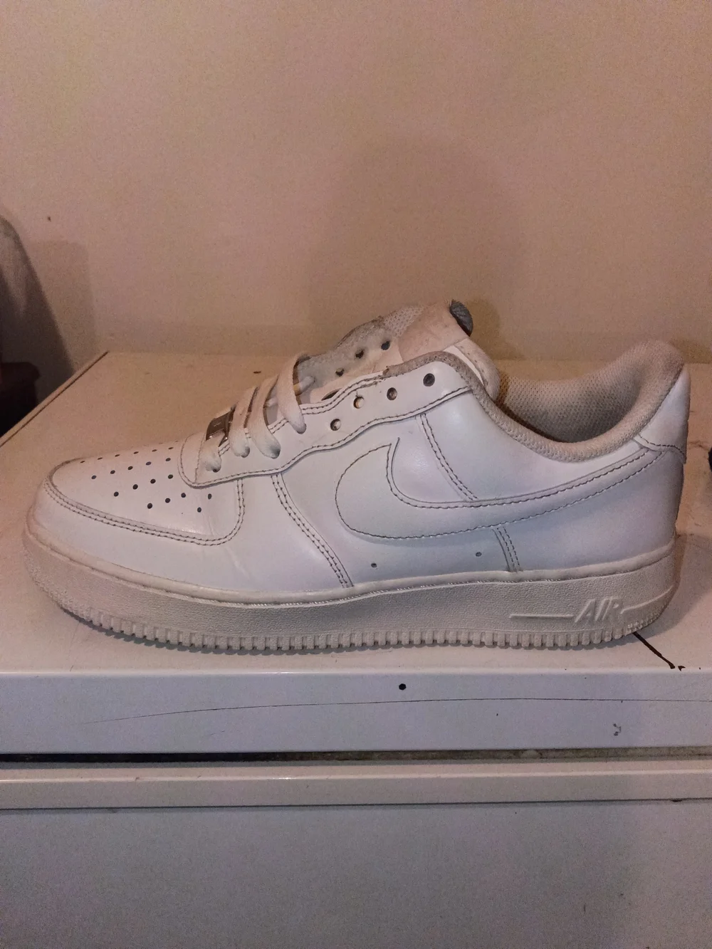 Nike Air Force 1 Low - White Men’s Leather Sneakers